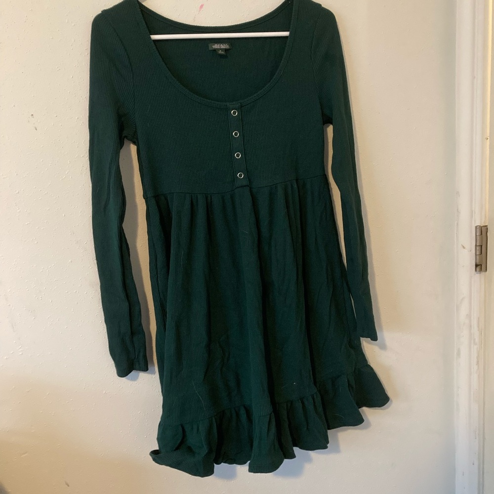 Wild fable green baby doll dress! In a medium